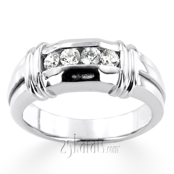 0.40 ct. Diamond Man Ring - view 3