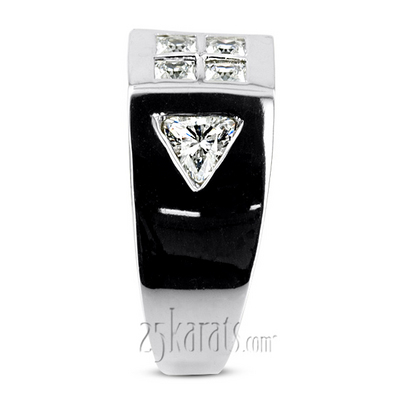 1.38 ct. Multi-shape Diamond Man Ring - view 6 of 6