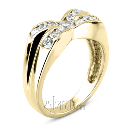 1.21 ct. Men Diamond Wedding Ring - view 1 of 6