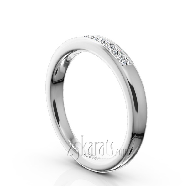 Newly Designed 7 Stone Princess Cut Diamond Anniversary Band (1/2 ct. tw.) - view 3