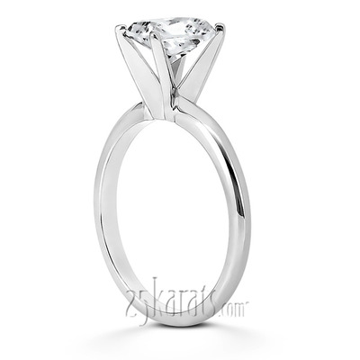 Emerald Cut Solitaire Engagement Ring  - view 1 of 4