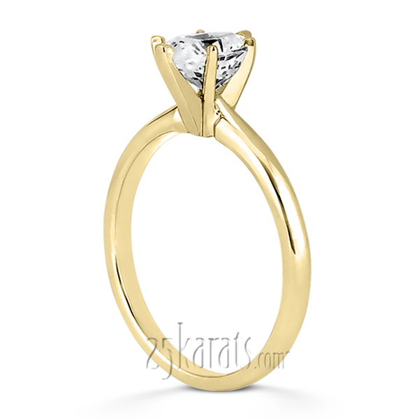 Oval Cut 6-Prong Solitaire Engagement Ring  - view 2