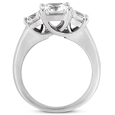 Trellis Princess Diamond Engagement Ring (1.00 ct.tw.) - view 2 of 3