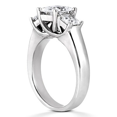 Trellis Princess Diamond Engagement Ring (1.00 ct.tw.) - view 3