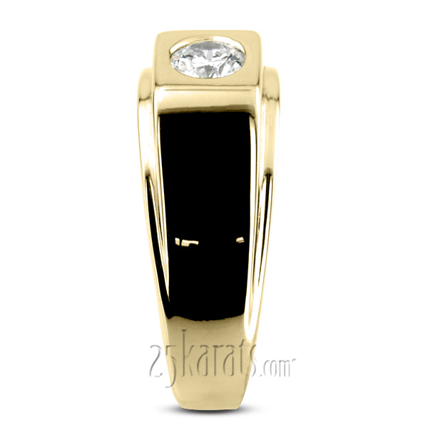 0.50 ct. Solitaire Diamond Men  Ring - view 4