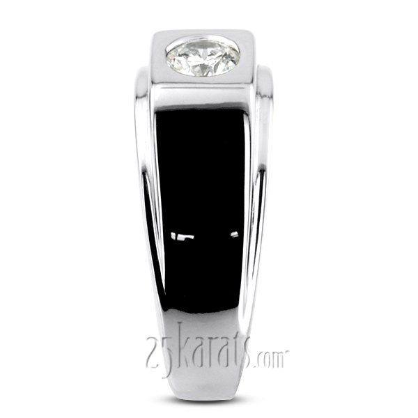 0.50 ct. Solitaire Diamond Men  Ring - view 5