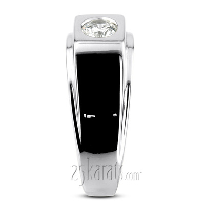 0.50 ct. Solitaire Diamond Men  Ring - view 5 of 5