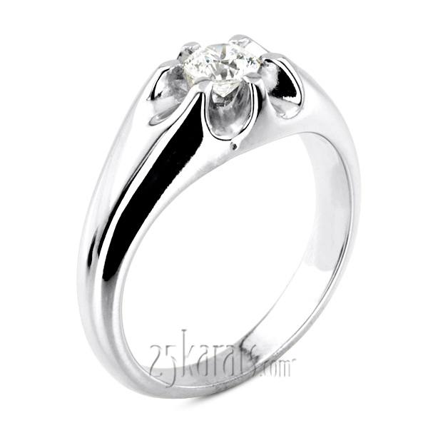 0.50 ct. Fancy Solitaire Diamond Men Ring - view 2