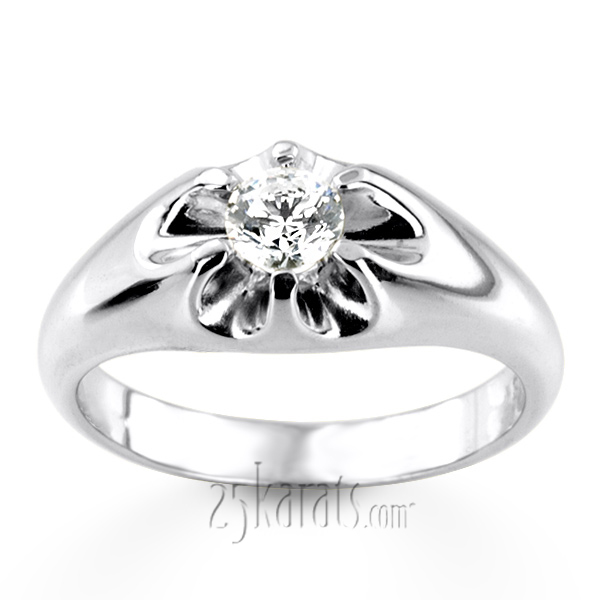 0.50 ct. Fancy Solitaire Diamond Men Ring - view 3