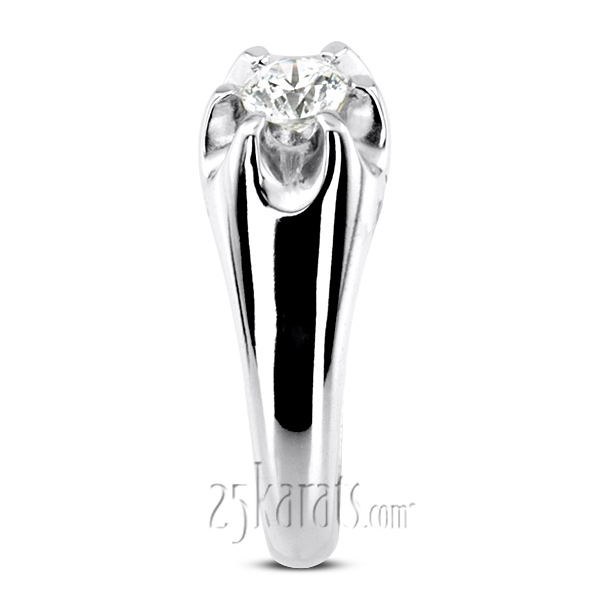 0.50 ct. Fancy Solitaire Diamond Men Ring - view 5