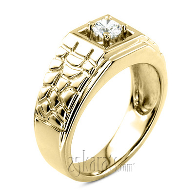 0.35 ct. Solitaire Men's Diamond Ring - view 1 of 6