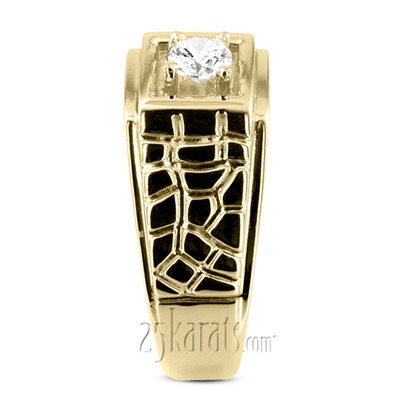 0.35 ct. Solitaire Men's Diamond Ring - view 5 of 6