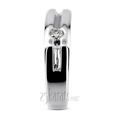 0.20 ct. Solitaire Diamond Men Ring - view 6 of 6