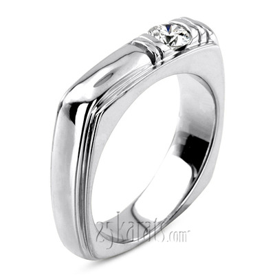 0.40 ct. Solitaire Diamond Men's Ring - view 1 of 6