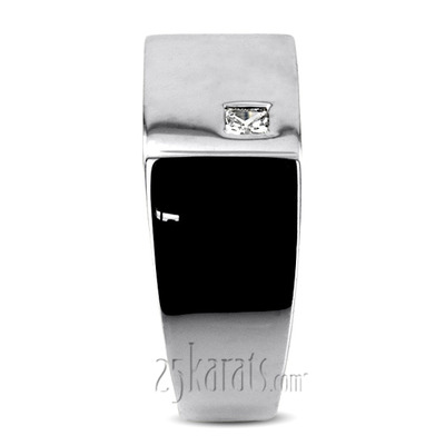 0.14 ct. Solitaire Diamond Men Ring - view 5 of 6