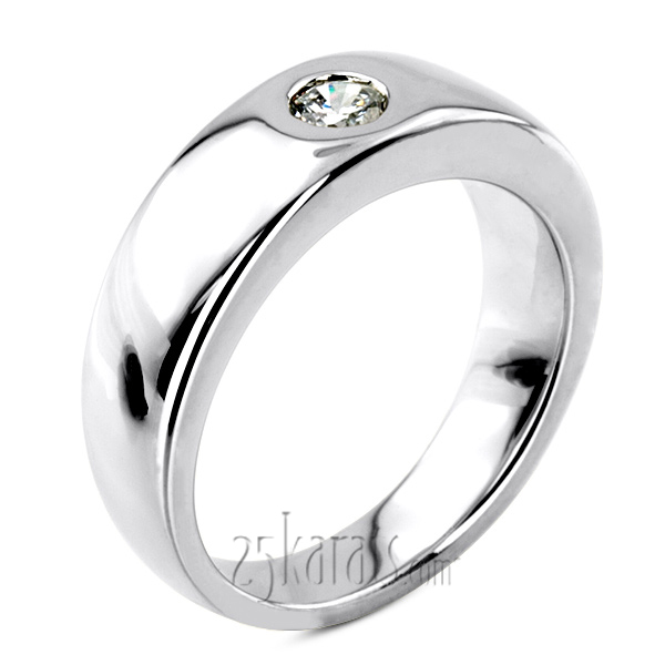 0.30 ct. Round Cut Diamond Men Ring - view 2