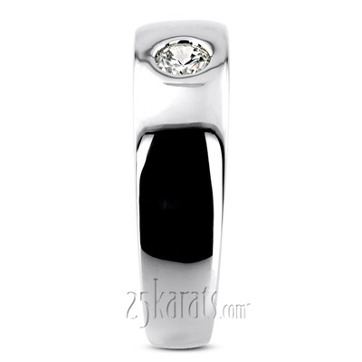 0.30 ct. Round Cut Diamond Men Ring - view 6 of 6