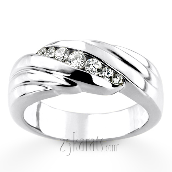 0.34 ct. Diamond Man Ring - view 3