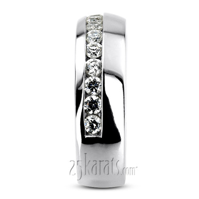 0.91 ct. Round Cut Diamond Man Ring - view 6 of 6