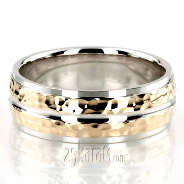 Fine Brush Finish Basic Designer Wedding Ring  - view 5