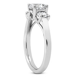 Contemporary Three-Stone engagement Ring (0.70ct) - view 3 of 3