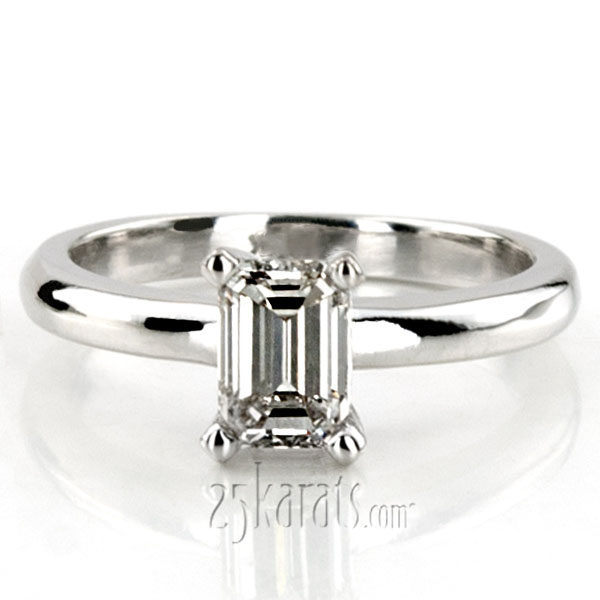 Solitaire Diamond Bridal Ring (0.75ct) - view 6