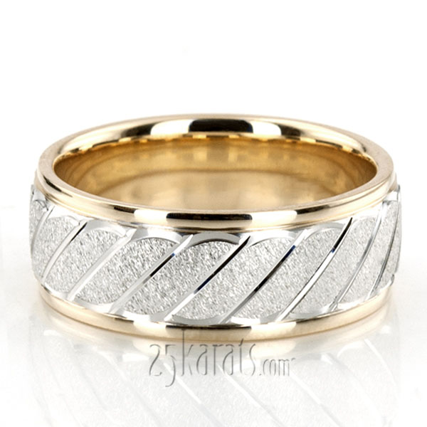 Custom Basic Design Wedding Band  - view 6