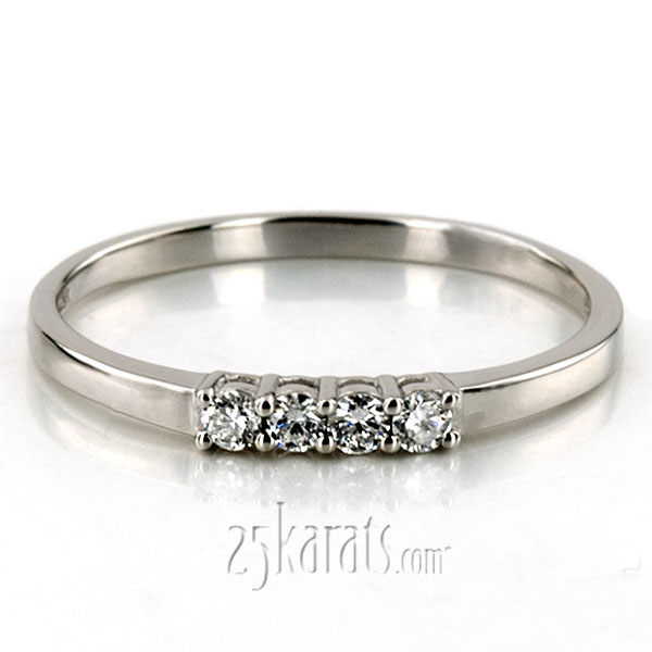 0.14 ct.  Diamond Bridal Ring - view 7