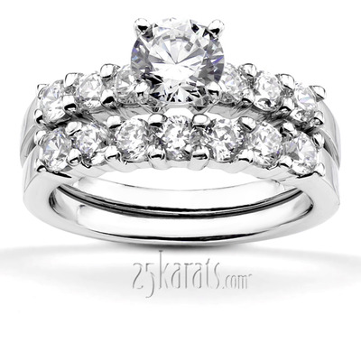 Shared Prong Closed Basket Diamond Engagement Ring (0.30 ct. tw.) - view 5 of 7