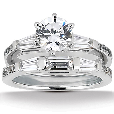 Pave Enhanced Diamond Engagement Ring (0.46 ct. tw.) - view 5