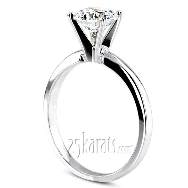 Round Diamond Classic Solitaire 14k Engagement Ring (1/4 ct. HI/I1,2) - view 3