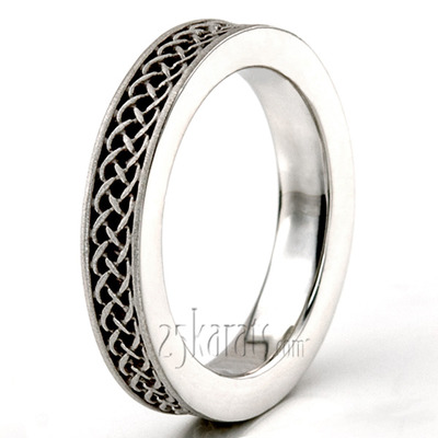 Celtic Knot Wedding Band - view 2 of 4