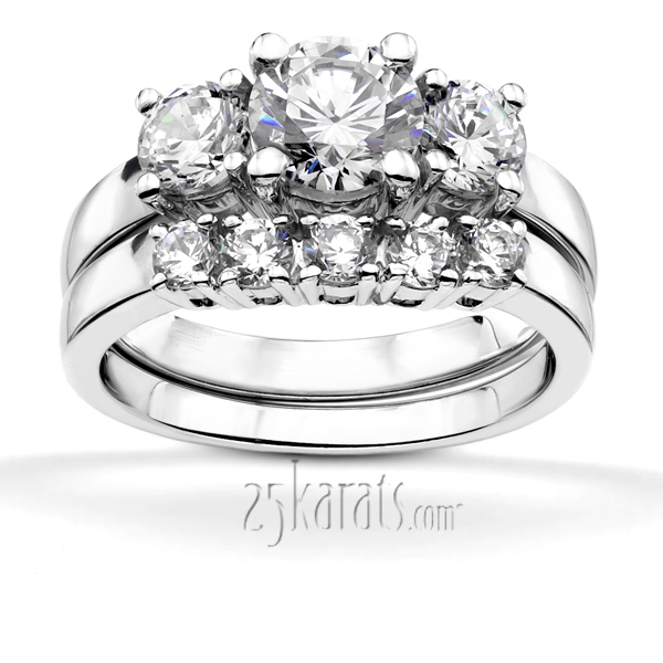 Classic Three Stone Engagement Ring (0.70 ct. tw.) - view 5