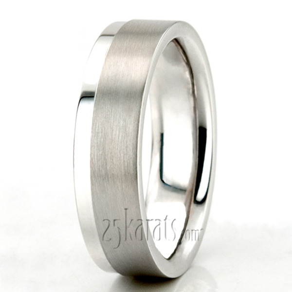 Side Cut Basic Wedding Ring - view 2