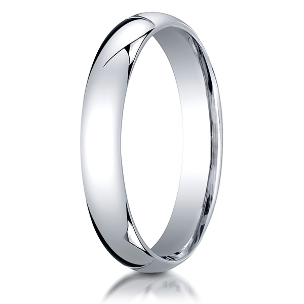 Benchmark Plain Dome Comfort Fit Wedding Band - view 4