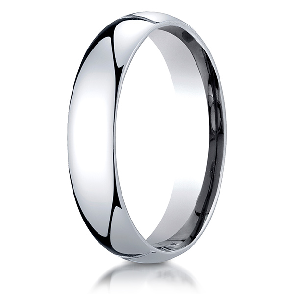 Benchmark Plain Dome Comfort Fit Wedding Band - view 6