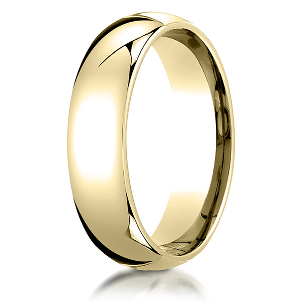 Benchmark Plain Dome Comfort Fit Wedding Band - view 8