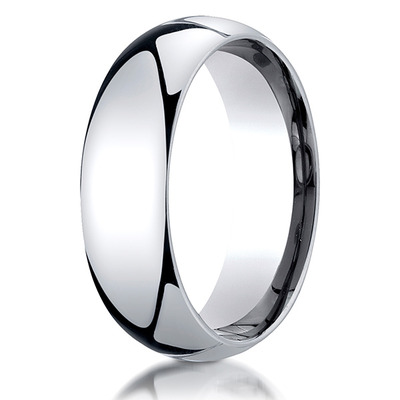 Benchmark Plain Dome Comfort Fit Wedding Band - view 9 of 12