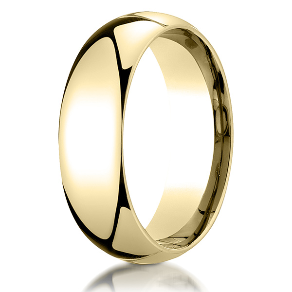 Benchmark Plain Dome Comfort Fit Wedding Band - view 10