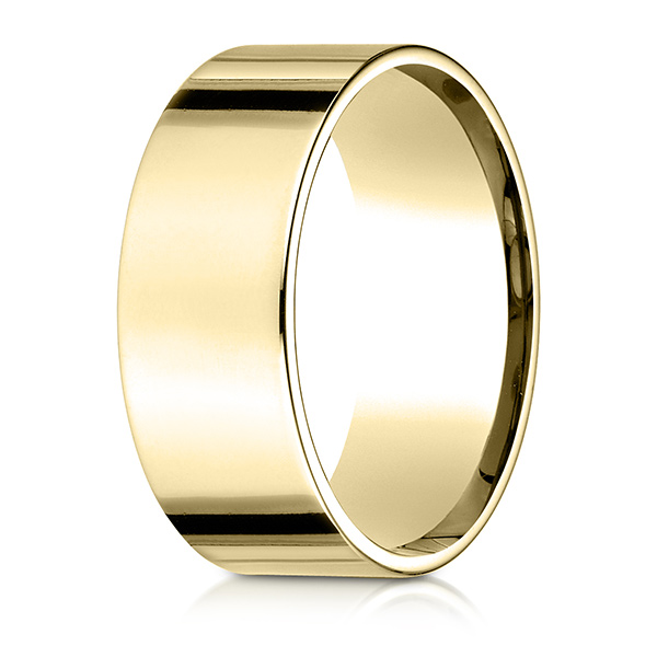 Benchmark Plain Flat Comfort Fit Wedding Band - view 6