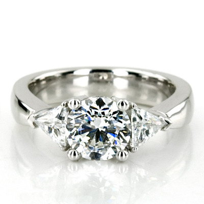 Trillion Cut Diamond Engagement Ring (0.70 ct.tw.) - view 6 of 6