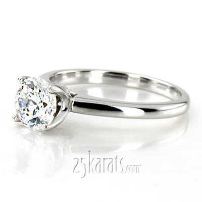 Classic Solitaire Diamond Engagement Ring - view 6 of 6