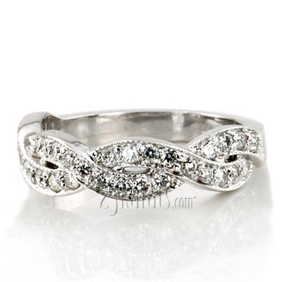 Infinity Diamond Wedding Band (0.53 ct. t.w.) - view 4 of 6