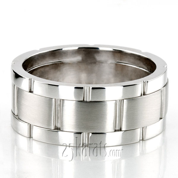 Rolex Style Bestseller Handmade Man Wedding Ring  - view 8