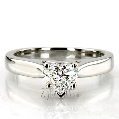 Classic Cathedral Solitaire Diamond Engagement Ring - view 5 of 26