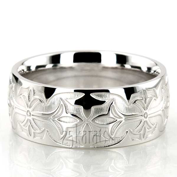 Bestseller Milled Design Wedding Ring - view 3