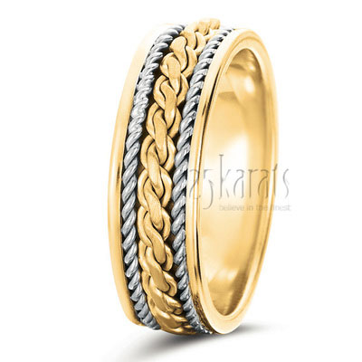 Attractive Handcrafted Wedding Ring - view 3