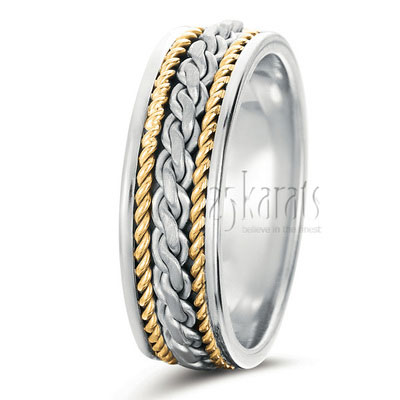 Attractive Handcrafted Wedding Ring - view 4