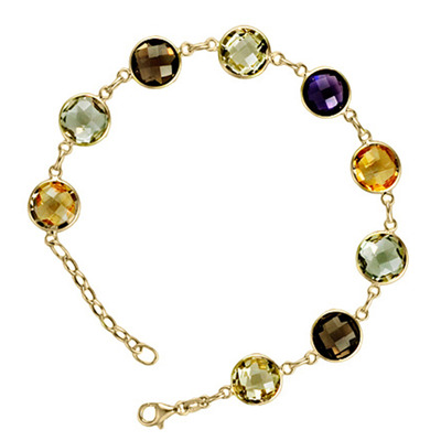 Multi Color Gem Stone Fashion Bracelet - view 1 of 1