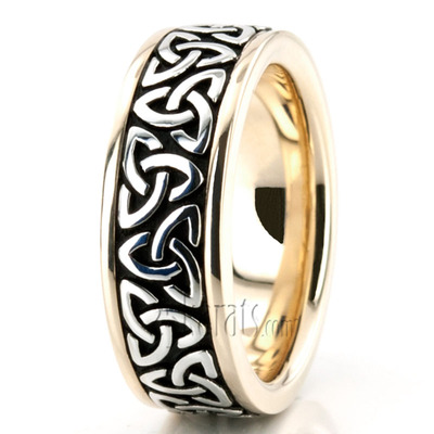 Trinity Celtic Knot Wedding Ring - view 8 of 9